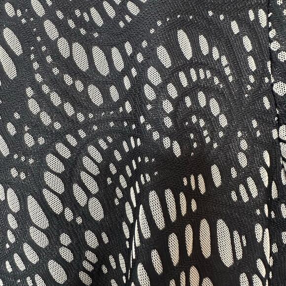 Reiss Janella Lace Overlay Knee Length‎ Shift Dress Womans 4 Whimsical Career - Picture 6 of 12